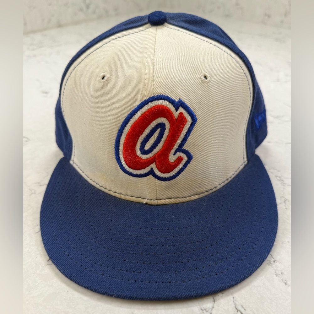 Atlanta Braves Retro Fitted New Era Hat 7 1/8